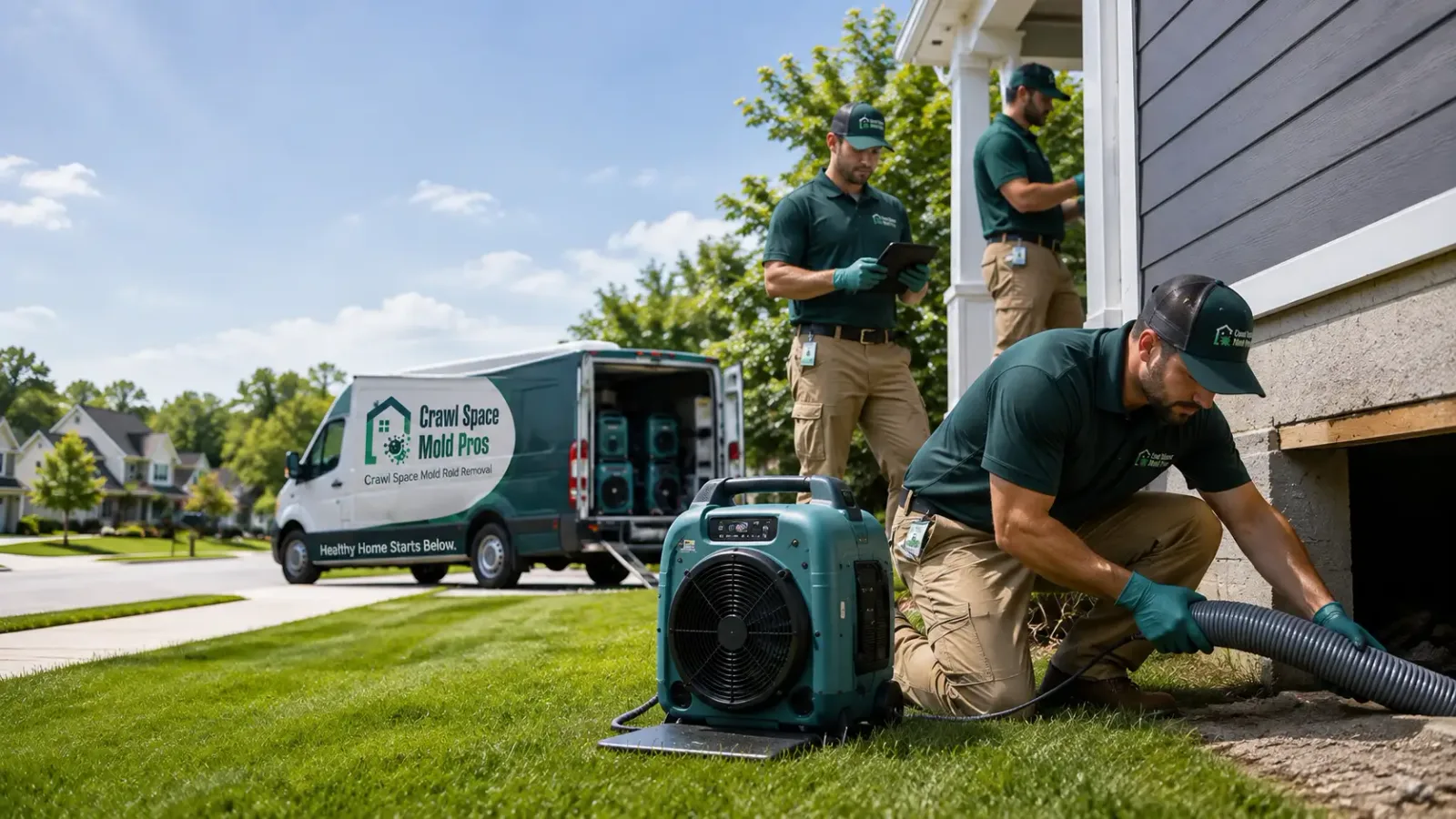 Crawl Space Mold Removal in Lafayette, OH